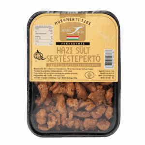 Házi fokhagymás sült sertéstepertő